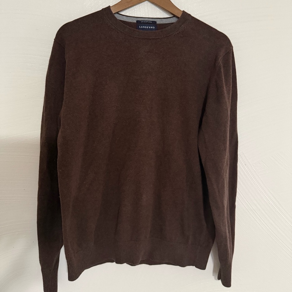 Lands' End Crewneck Sweater Medium Tall